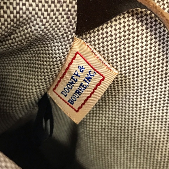 Dooney & Bourke Brown Leather Croc Embossed Tote Handbag Shoulder Purse - Picture 15 of 16